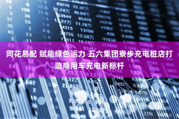 同花易配 赋能绿色运力 五六集团寮步充电桩店打造商用车充电新标杆